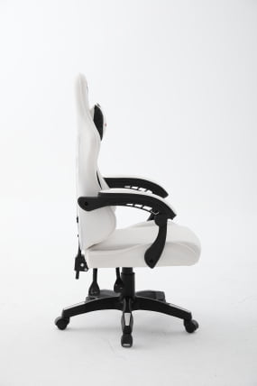 Кресло спортивное ТопЧаирс Пхантом бело-черный / TopChairs Phantom_6