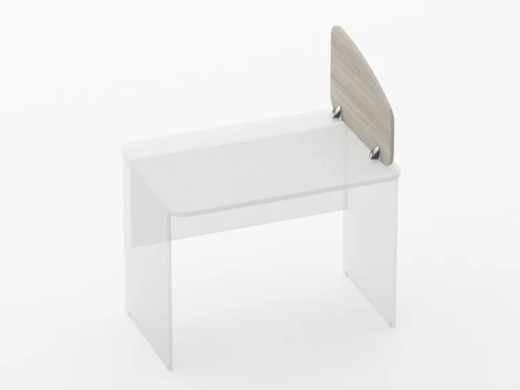 Экран разделительный Глассй 5.12.06 Дуб сантана светлый / Glassy_0