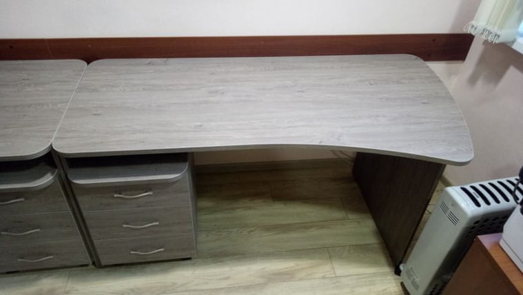 Стол эргономичный Глассй 1.12.16Пр Дуб Верцаска / Glassy_1