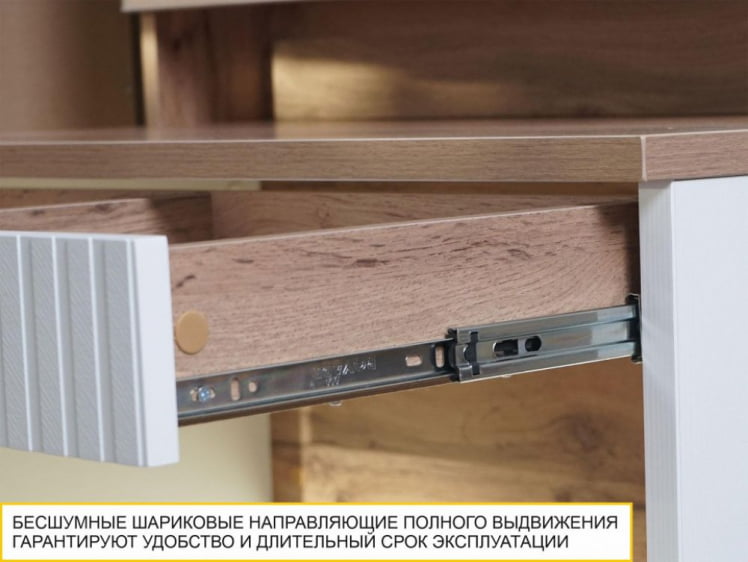 Туалетный столик (лев/прав) Монако 903.30 Дуб Вотан / Белый шпон / Альпийский белый_6