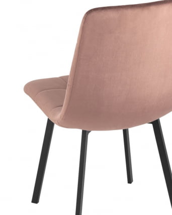 Стул Чиллй велюр пыльно-розовый 4 шт. / Chilly_6