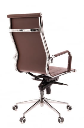 Кресло руководителя Еверпроф Рио М Экокожа Трикс Коричневый / Everprof Rio M Triks_3
