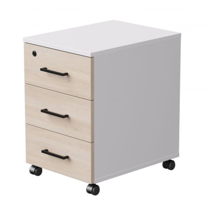 Тумба мобильная Еверпроф ЕВО 254Т001 Дуб Соната Белый / Everprof EVO_0