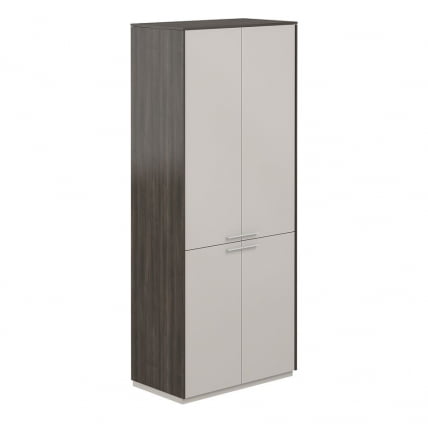 Шкаф высокий Атлас НЗ-0321.БТ.ГС Бренсон Трюфель Серый камень / Atlas NZ-0321.BT.GS_0