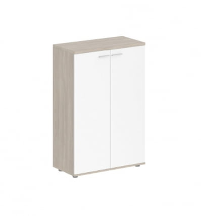 Шкаф средний Сигма СГ.803.ОД.ВХ Дуб темный Белый / Sigma SG.803.OD.WH_0