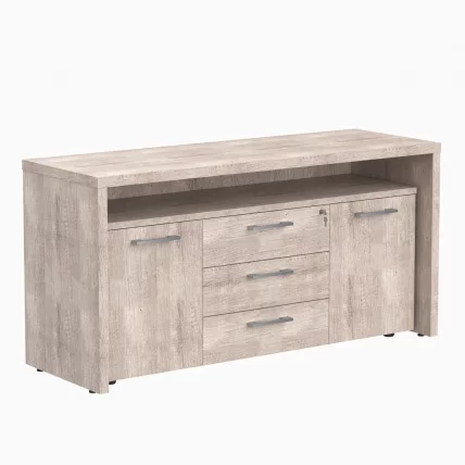 Тумба с фригобаром Торр-З ТТФ-3Д Дуб Каньон / Torr-Z TTF-3D_0