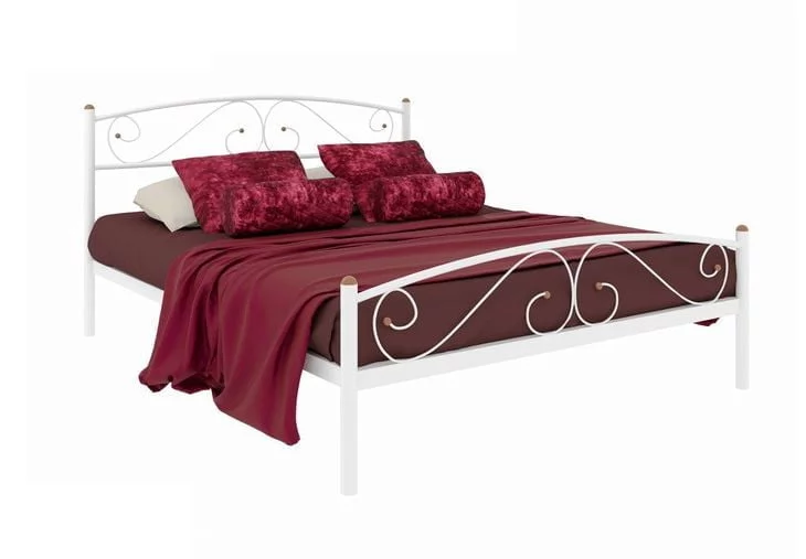 Кровать Вероника Плус 1600х1900 Белая / Plus_0