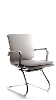 Кресло для посетителей Нерей CФ экокожа Серый / Nerey CF_0