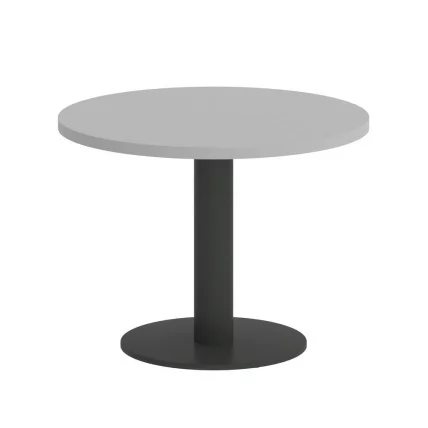 Стол журнальный круглый ХОМЕ ОФФИCЕ ВР.СП-5-60.1Г Серый/Антрацит металл / HOME OFFICE VR.SP-5-60.1G_0