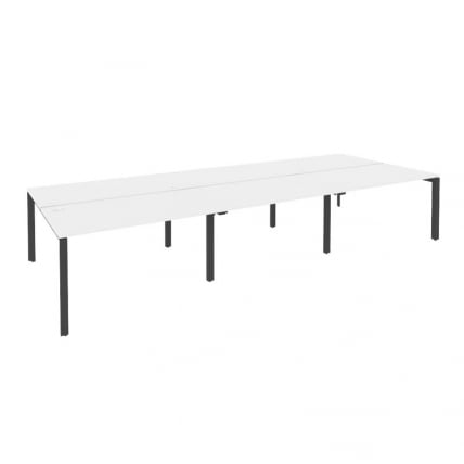 Рабочая станция на П-образном м/к ОНИКС О.МП-Д.РС-6.3.8 Белый Бриллиант/Антрацит / ONIX O.MP-D.RS-6.3.8_0