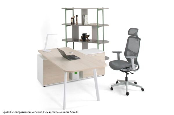 Кресло рабочее Т198686 СПУТНИК/А СЕРЫЙ/СЕРЫЙ / SPUTNIK/A_11