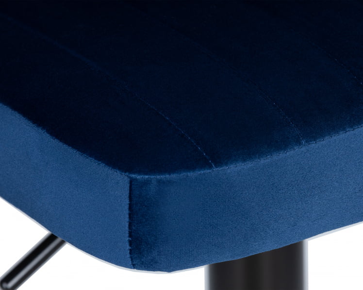 Стул барный ДОБРИН CХАРЛЙ БЛАCК (синий велюр (МДЖ9-117)) / DOBRIN CHARLY BLACK (MJ9-117))_6