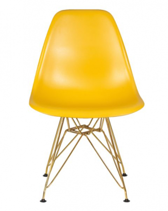 Стул обеденный ДОБРИН ДСР (ножки золотые, цвет горчичный (Й-03)) 4 шт / DOBRIN DSR (Y-03))_6