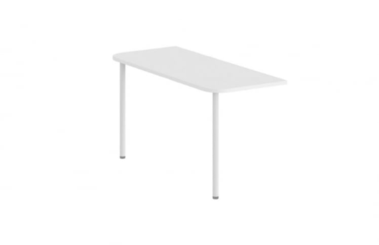 Приставка для стола на двух опорах Сигма СГ.454.ВХ Белая / Sigma SG.454.WH_0