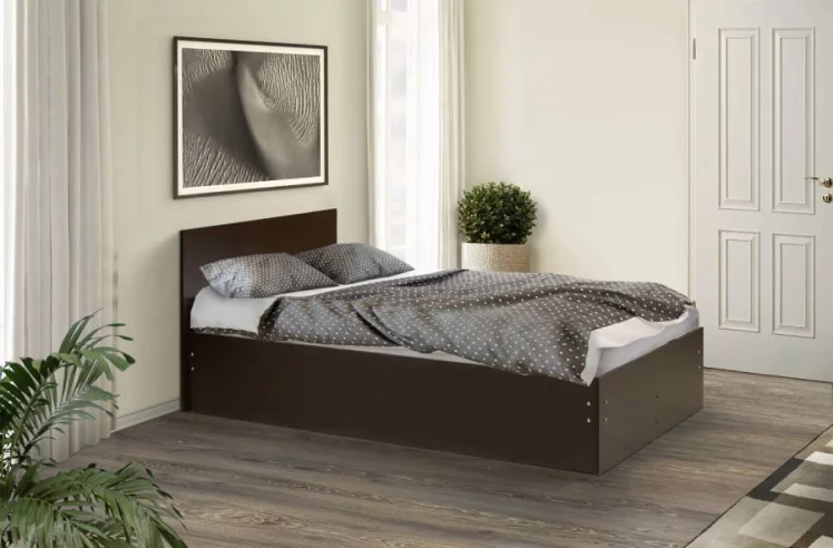 Кровать на уголках №4 1200*2000 Клен_0