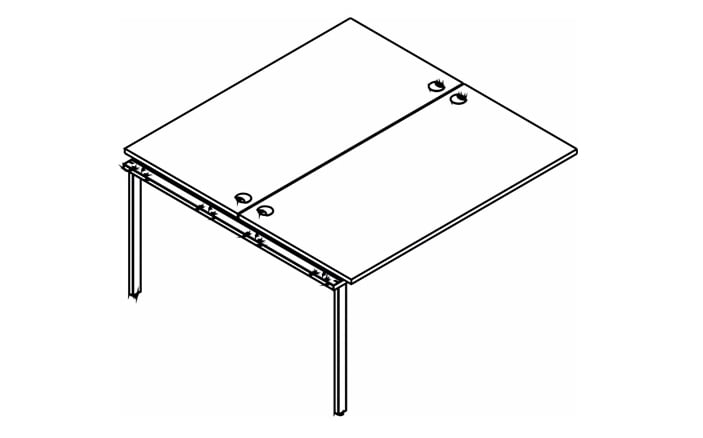 Приставка к рабочей станции КСТЕН ГЛОСС КСИГВСТ 1614 Бук Тиара / XTEN GLOSS XIGWST_0