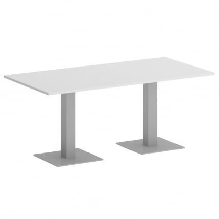 Стол прямоугольный ХОМЕ ОФФИCЕ ВР.СП-5-180.2 Белый Бриллиант/Серый металл / HOME OFFICE VR.SP-5-180.2_0
