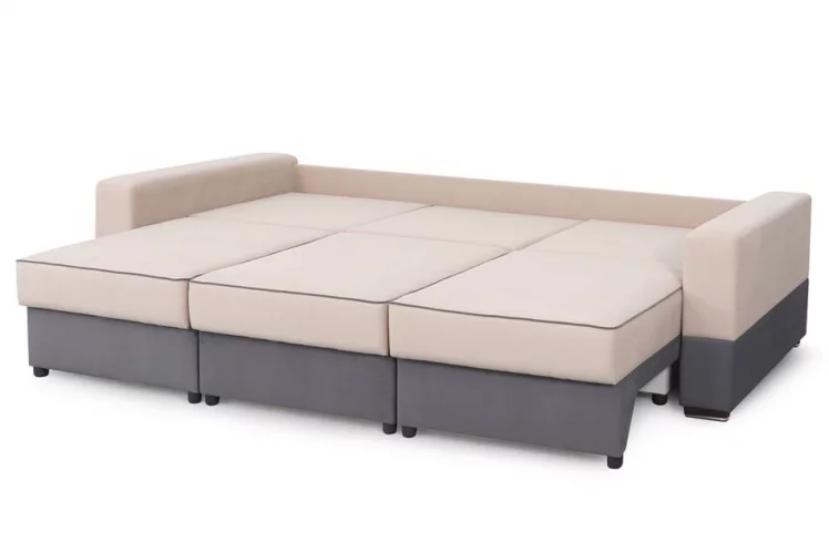 Диван-кровать Бостон 2400 Стандарт Бежево-темно-серый_6