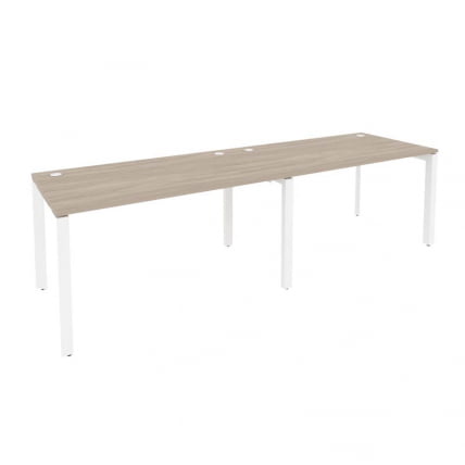Рабочая станция на П-образном м/к ОНИКС О.МП-РС-2.3.8 Дуб Аттик/Белый / ONIX O.MP-RS-2.3.8_0