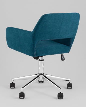 Стул офисный РОСС рогожка синий / ROSS_4