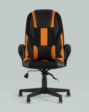 Геймерское кресло ТопЧаирс СТ-CЙБЕР 9 черный/оранжевый / TopChairs ST-CYBER_6