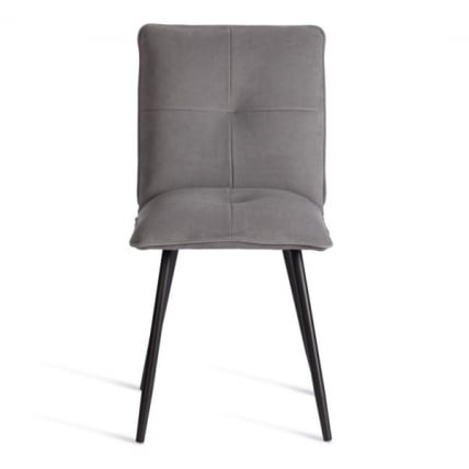 Стул обеденный Свеет велюр, серый/черный, 29, 46х55х88 / Sweet_5