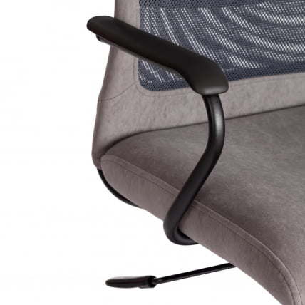 Кресло ПРОФИТ (мп) ПРОФИТ (мп) флок/ткань, серый, 29/В-12 / PROFIT PROFIT 29/W-12_6