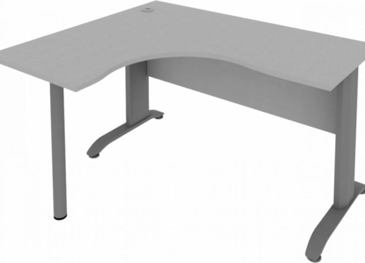 Стол криволинейный левый Рива ПЛ.СА-3 Л Серый / Riva_0