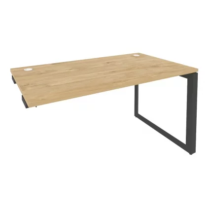 Стол-приставка на О-образном м/к к опорным элементам ОНИКС О.МО-СПР-3.8 Тиквуд Светлый/Антрацит / ONIX O.MO-SPR-3.8_0