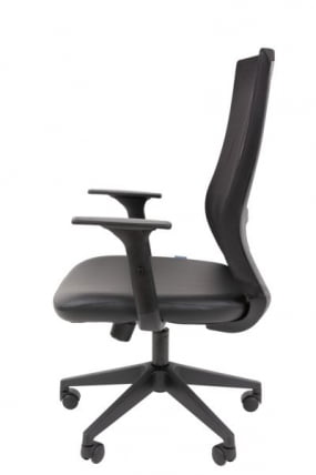 Офисное кресло CХАИРМАН 500 ЛТ (ЛТ) ЭКО Б/П экокожа Черный / CHAIRMAN (LT)_8