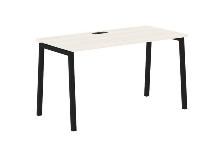 Стол письменный ЕДИС ЕЛСТ 1367 Ясень Траун Черный / EDIS ELST_0