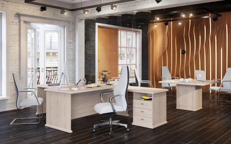 Кабинет руководителя Раут №5 Дуб Девон / Raut_0