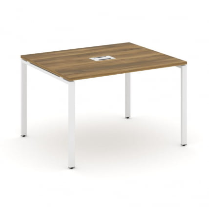 Стол переговорный (1 столешница) CОНCЕПТ CН.ПРГ-012 Сандал Янтарный Белый / CONCEPT CN.PRG-012_0