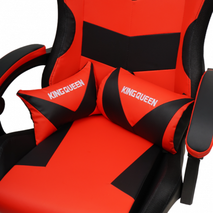 Кресло 1209 КИНГКУЕЕН, цвет черный/красный с подсветкой, 1209-блаcк-ред-масс-лед / KINGQUEEN, 1209-black-red-mass-led_4