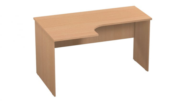 Стол компьютерный угловой Р.РС-14 (левый) Дуб Сонома светлый_0