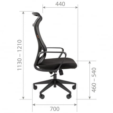 Кресло руководителя Чаирман CХ577 Черный / Chairman CH577_4