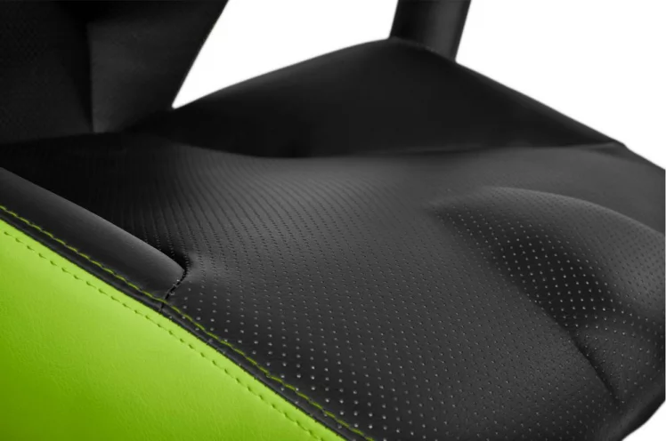 Геймерское кресло ВАРП Зе Зеленый/черный / WARP Ze_10
