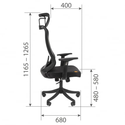 Кресло руководителя CХАИРМАН CХ563 Черный / CHAIRMAN CH563_5