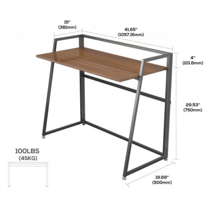 Складной письменный стол Еурека ЕРК-ФД-02C Черрй / Eureka ERK-FD-02C Cherry_3