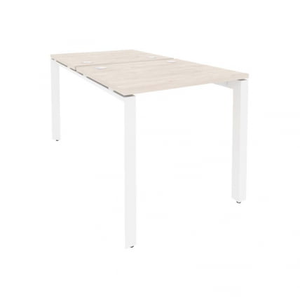 Рабочая станция на П-образном м/к ОНИКС О.МП-Д.РС-2.0.7 Денвер Светлый/Белый / ONIX O.MP-D.RS-2.0.7_0