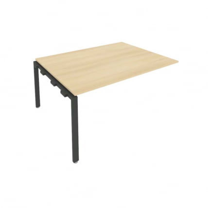 Проходной наборный элемент переговорного стола Метал Сйстем Б.ППРГ-4 Акация/Антрацит / Metal System_0