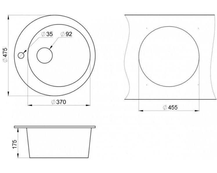 Мойка Паулмарк Гелеген ПМ404800-БЕ / Paulmark Gelegen PM404800-BE_2