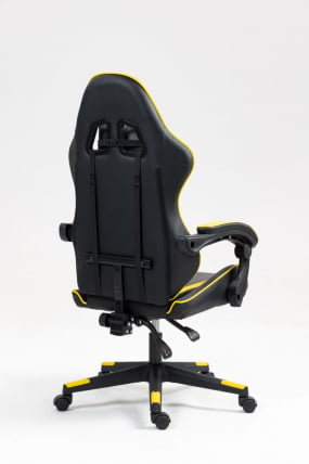 Кресло спортивное ТопЧаирс Шадов черно-желтый / TopChairs Shadow_4