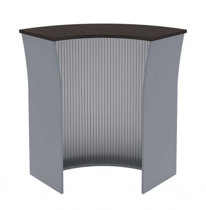 Стойка ресепшн угловая ИМАГО РС-5 Венге Магия Металлик / IMAGO_0