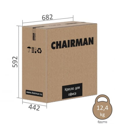 Офисное кресло CХАИРМАН 500 В (В) ткань Черный / CHAIRMAN (V)_15