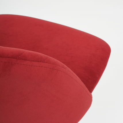 Кресло МЕЛОДЙ флок , бордовый, 10 / MELODY_6