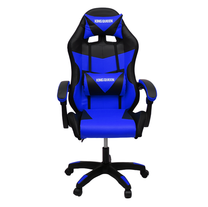 Кресло 1209 КИНГКУЕЕН, цвет черный/синий с подсветкой, 1209-блаcк-блуе-масс-лед / KINGQUEEN, 1209-black-blue-mass-led_1