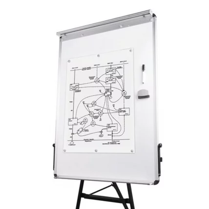 Доска-флипчарт магнитно-маркерная БРАУБЕРГ 70х100 см / BRAUBERG_4