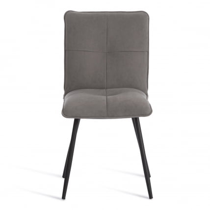Стул обеденный Свеет флок , 46х55х88, серый/черный, 29 / Sweet_4