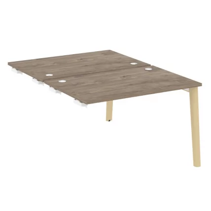 Стол-приставка двойной к опорным элементам ОНИКС ВООД ОВ.Д.СПР-2.8 Тиквуд Темный/Светлый / ONIX WOOD OW.D.SPR-2.8_0